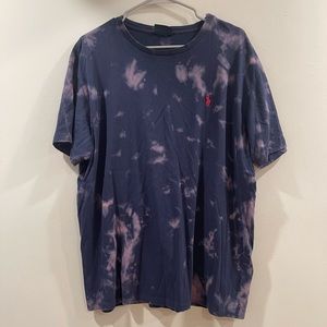 navy bleach-dyed Polo Ralph Lauren t-shirt, men’s XL
